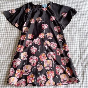 CeCe Floral Flutter Dress